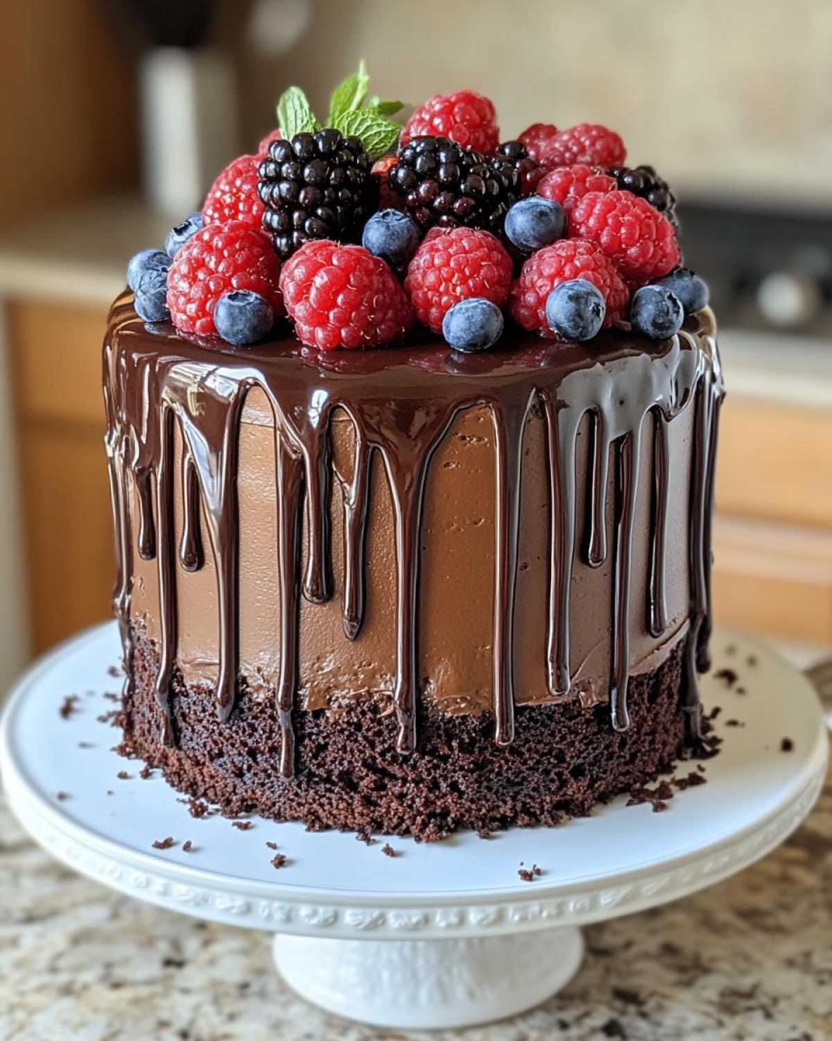 Chocolate Drip Cake - detail 2