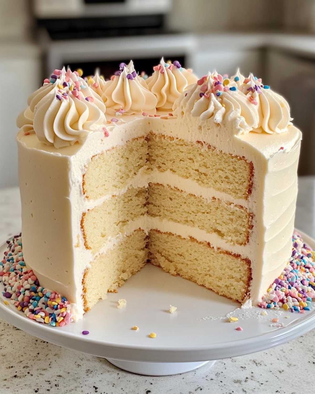 Classic Vanilla Cake - detail 2