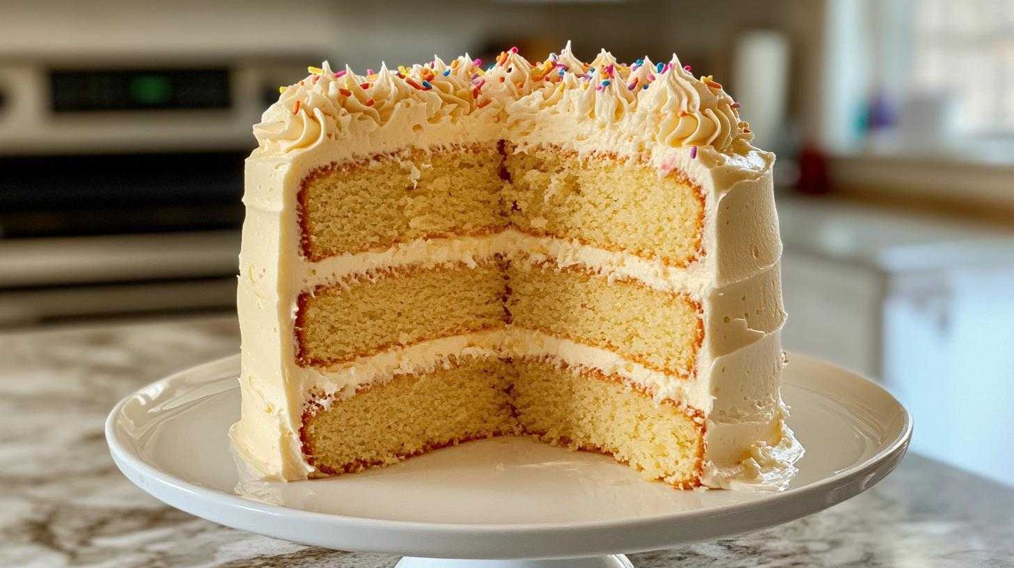 Classic Vanilla Cake - detail 3