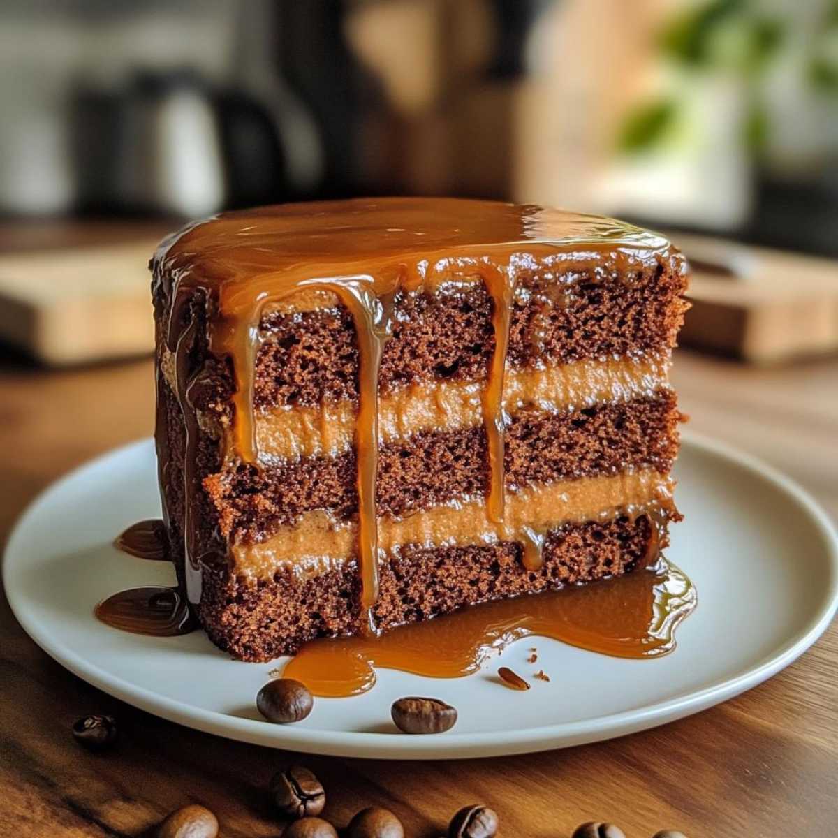 Coffee Caramel Cake - detail 1