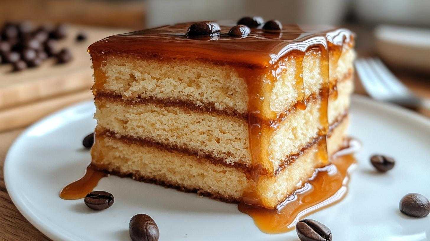 Coffee Caramel Cake - detail 3