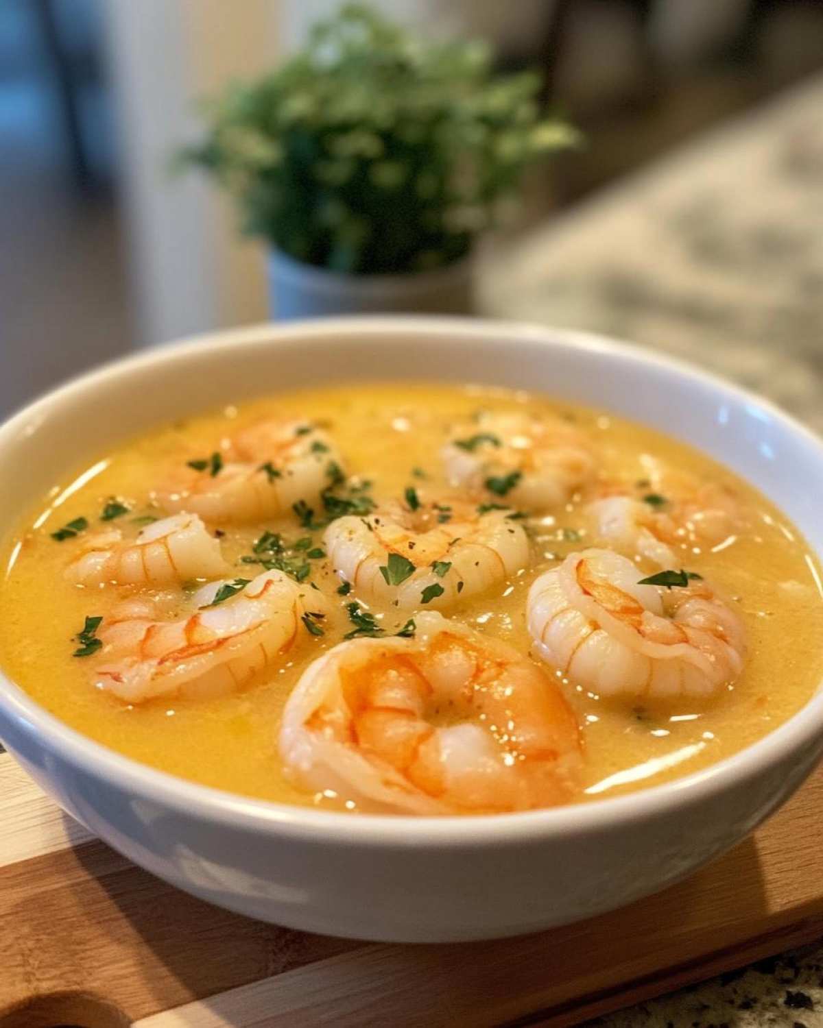 Cream of Shrimp Soup - detail 2