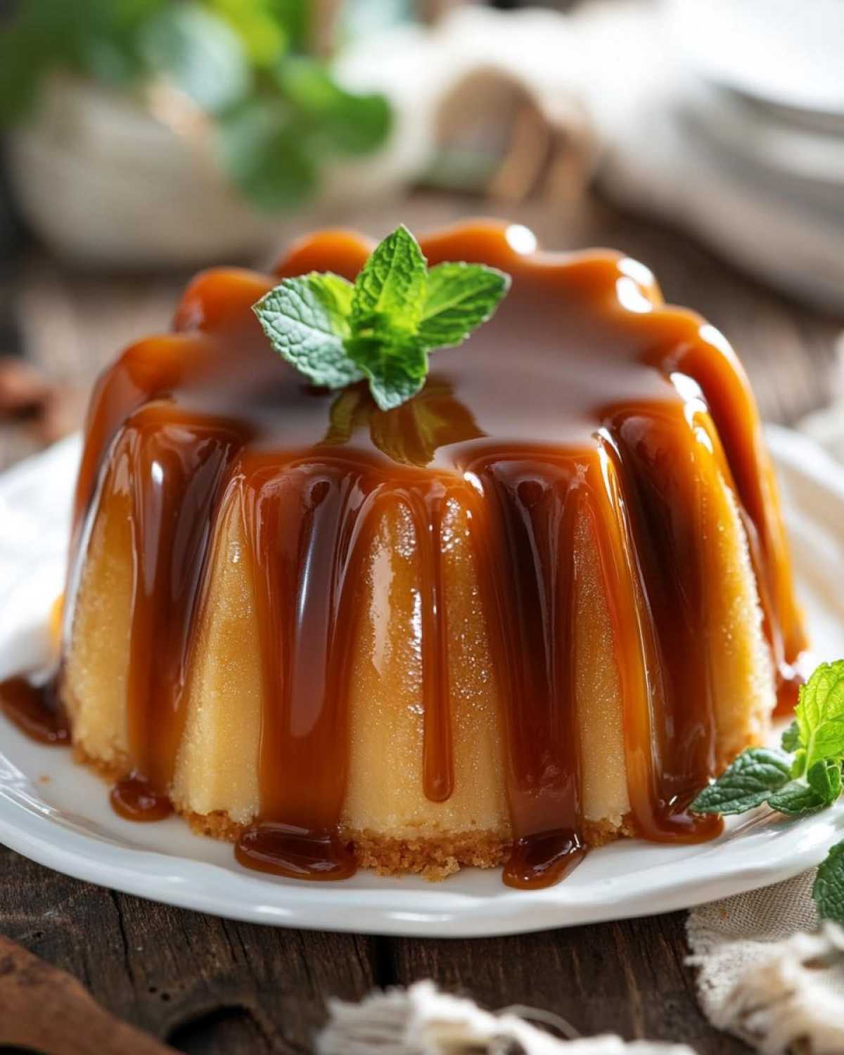 Creamy Caramel Pudding - detail 2