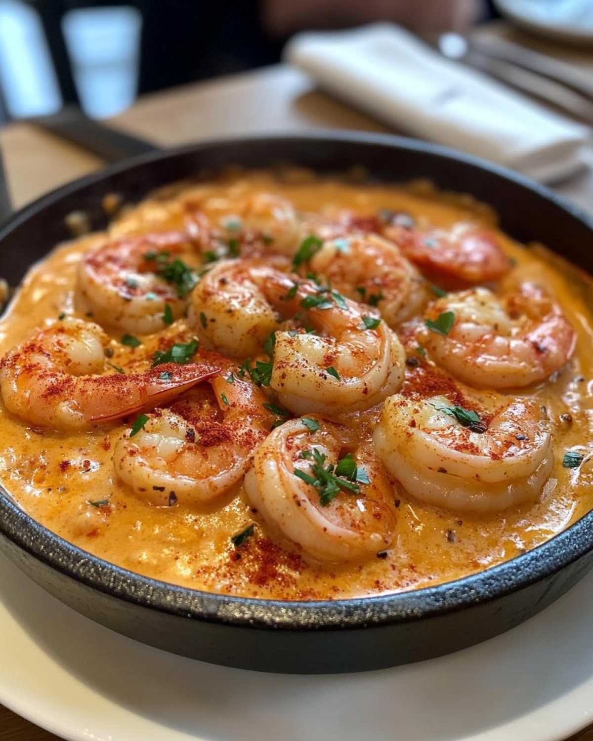 Creamy Paprika Shrimp - detail 2