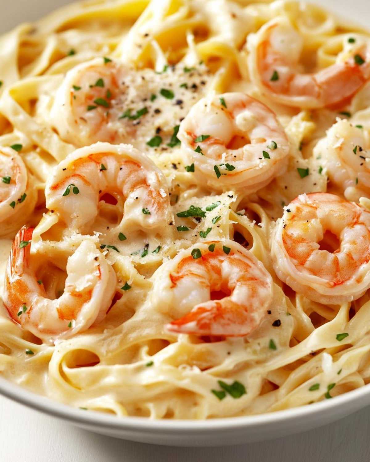 Creamy Shrimp Alfredo - detail 2