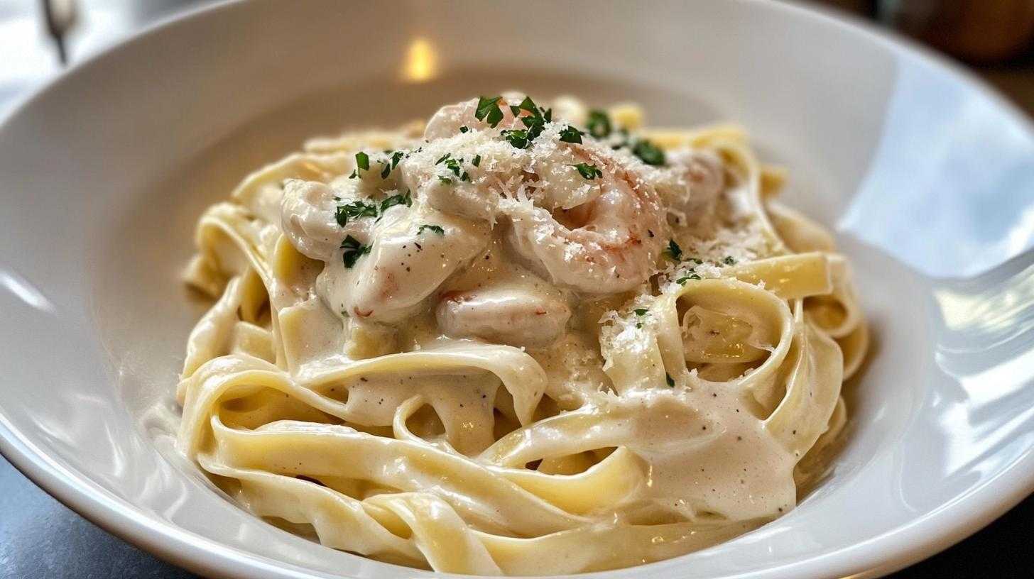 Creamy Shrimp Alfredo