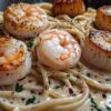 Creamy Shrimp And Scallop Pasta