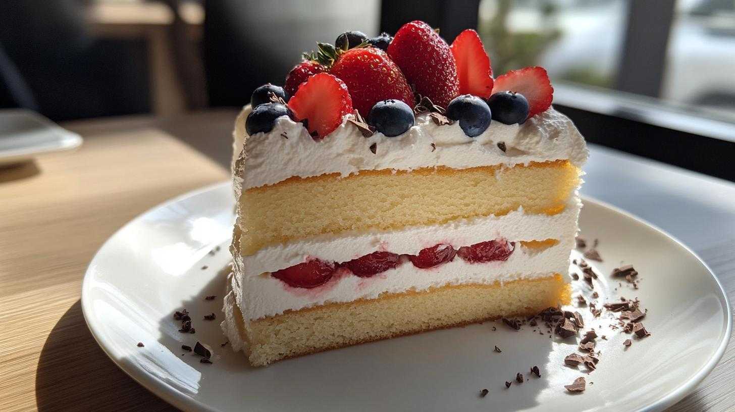 Decorated Sponge Cake
