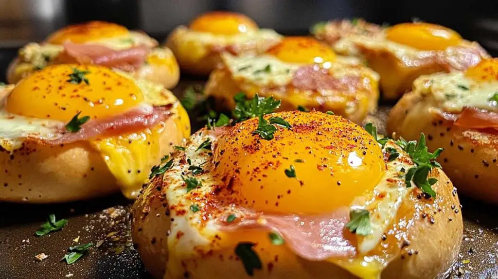EASY EGG PROSCIUTTO BAGEL