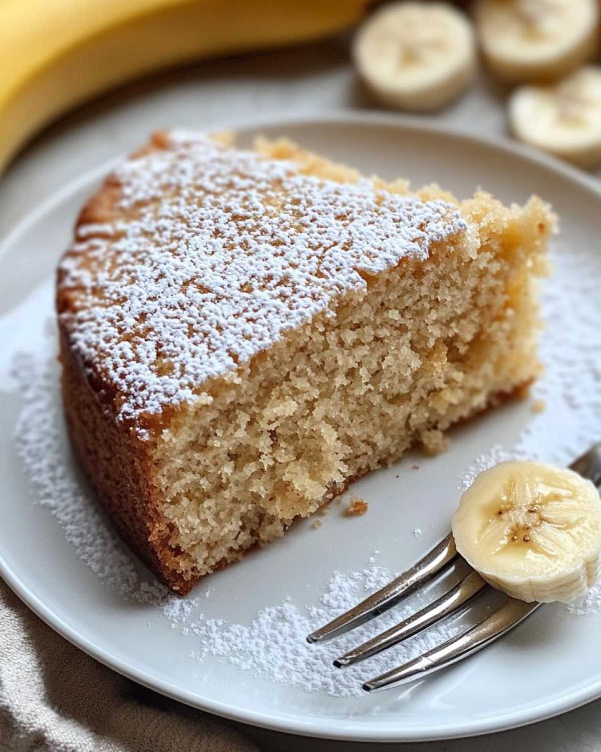 Easy Banana Butter Cake - detail 1