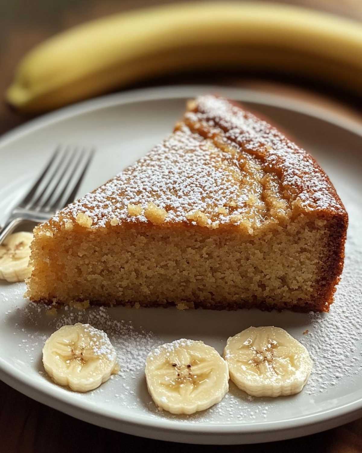 Easy Banana Butter Cake - detail 2