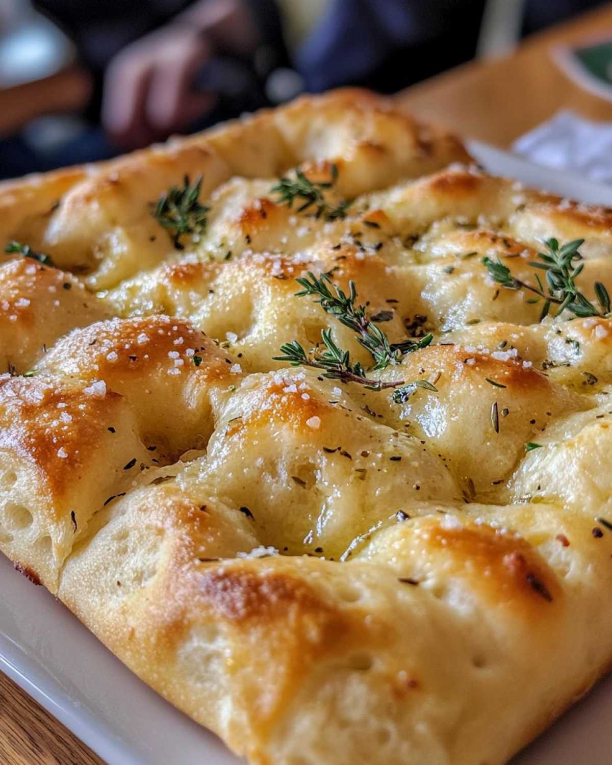 Easy Homemade Focaccia Bread - detail 1