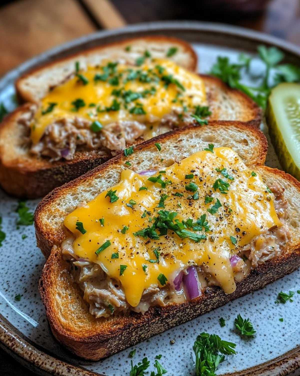 Easy Tuna Melts on Sourdough - detail 1