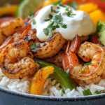 Fajita Shrimp Rice Bowls
