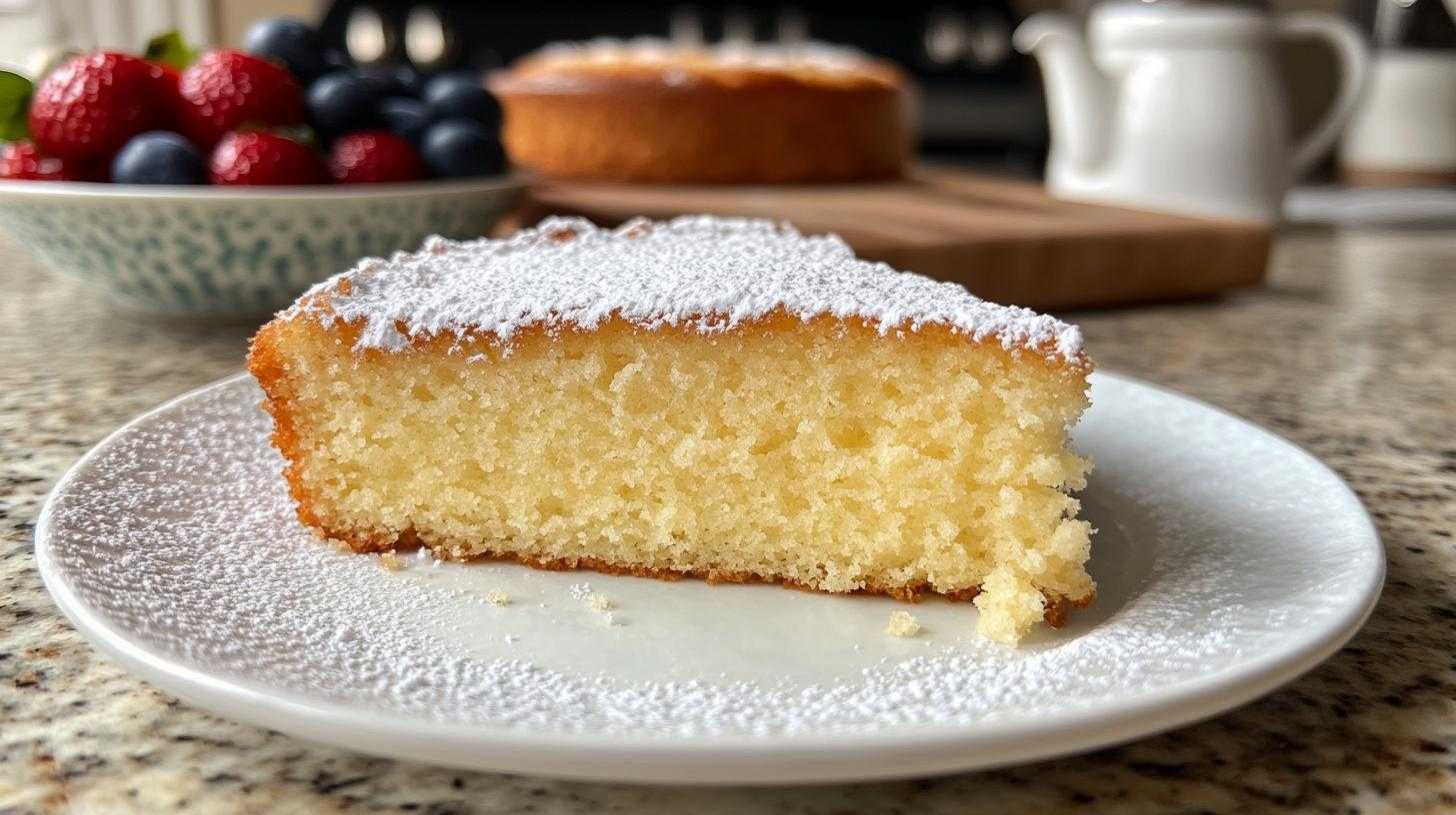 Flourless Vanilla Cake - detail 3