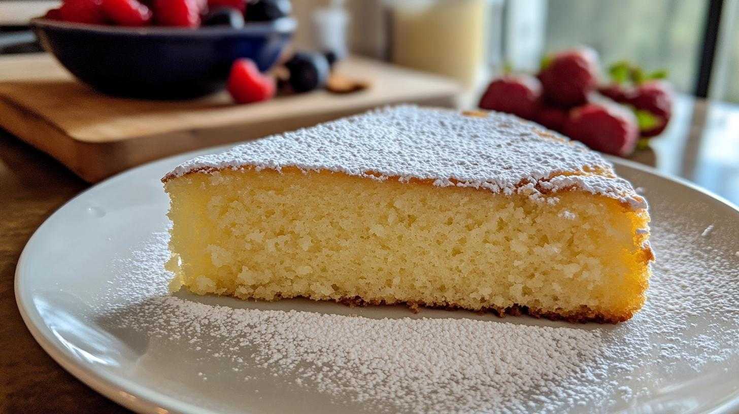 Flourless Vanilla Cake
