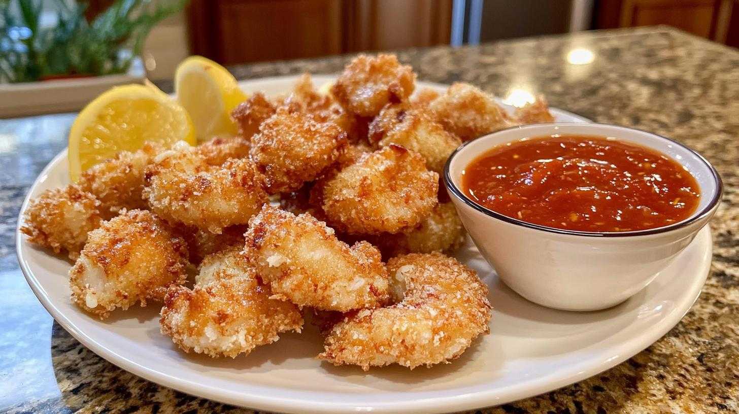 Fried Shrimp with Spicy Dipping Sauce