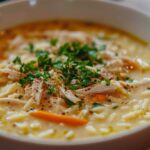 Greek Lemon Chicken Soup (Avgolemono)