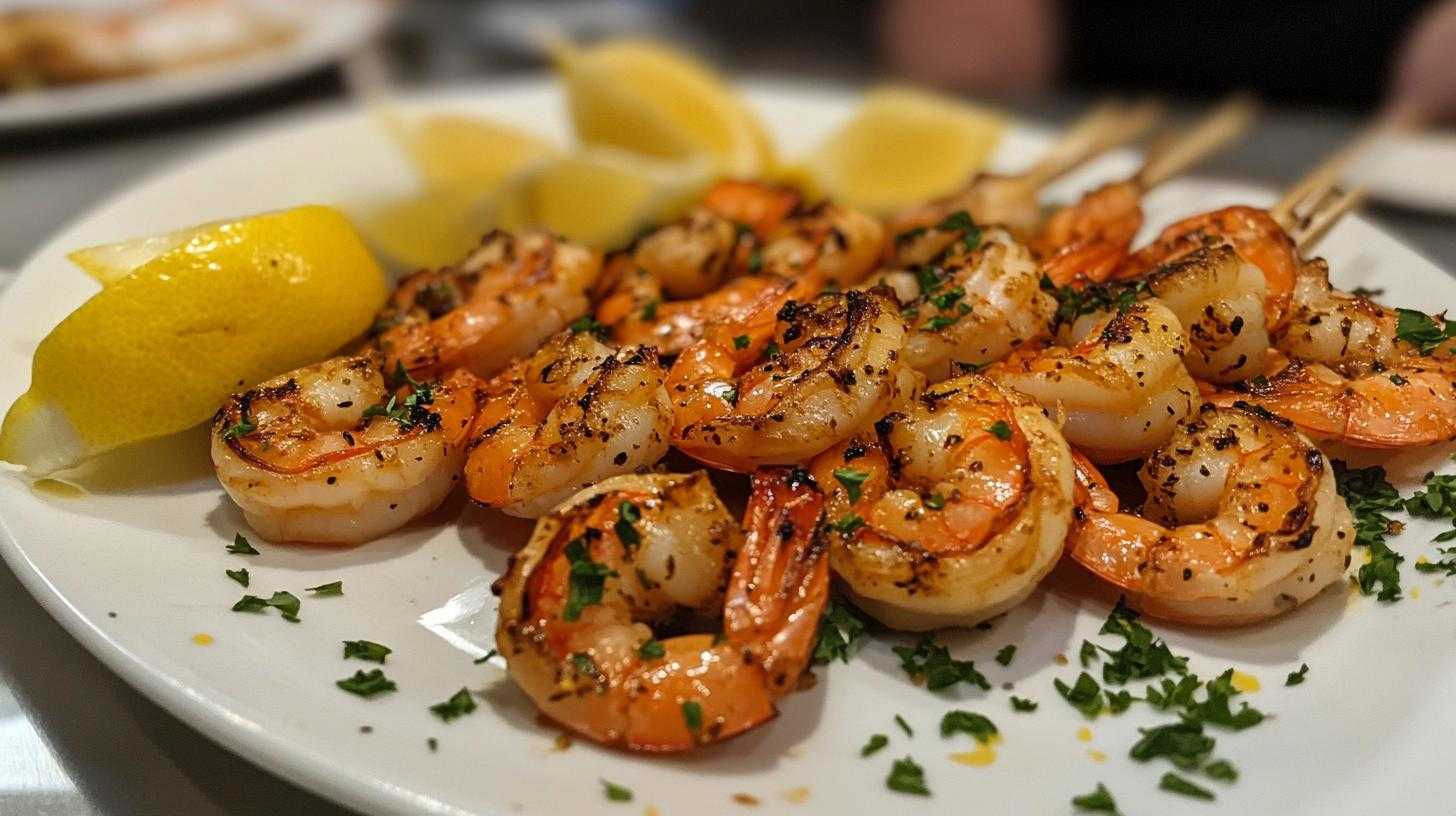 Grilled Shrimp with Garlic and Lemon - detail 3