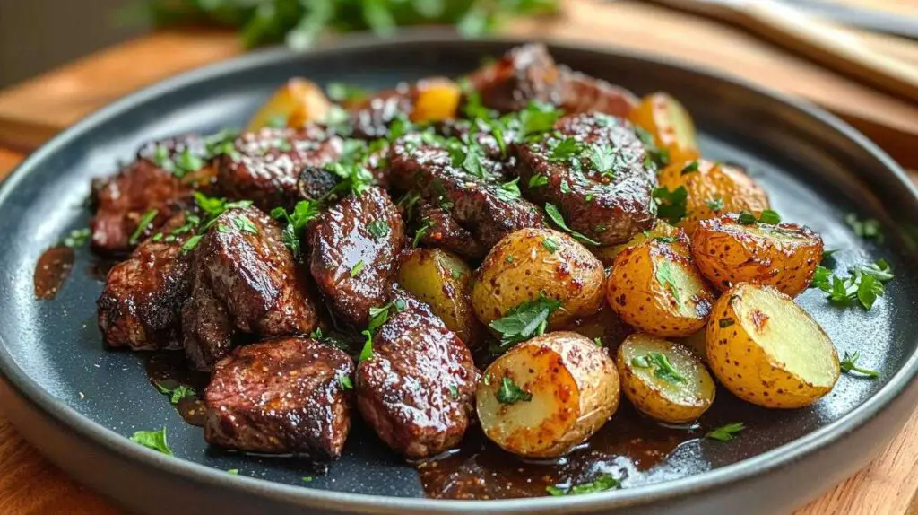 Honey Chipotle Steak and Potatoes