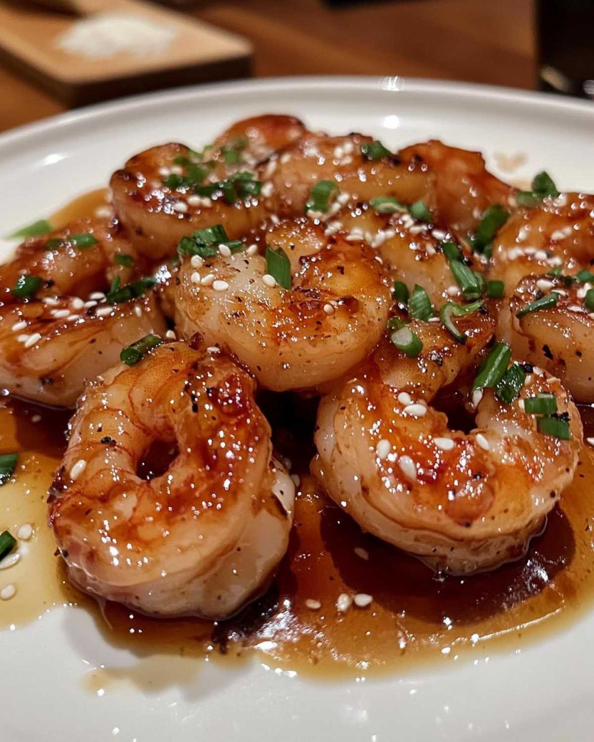 Honey Garlic Glazed Shrimp - detail 1