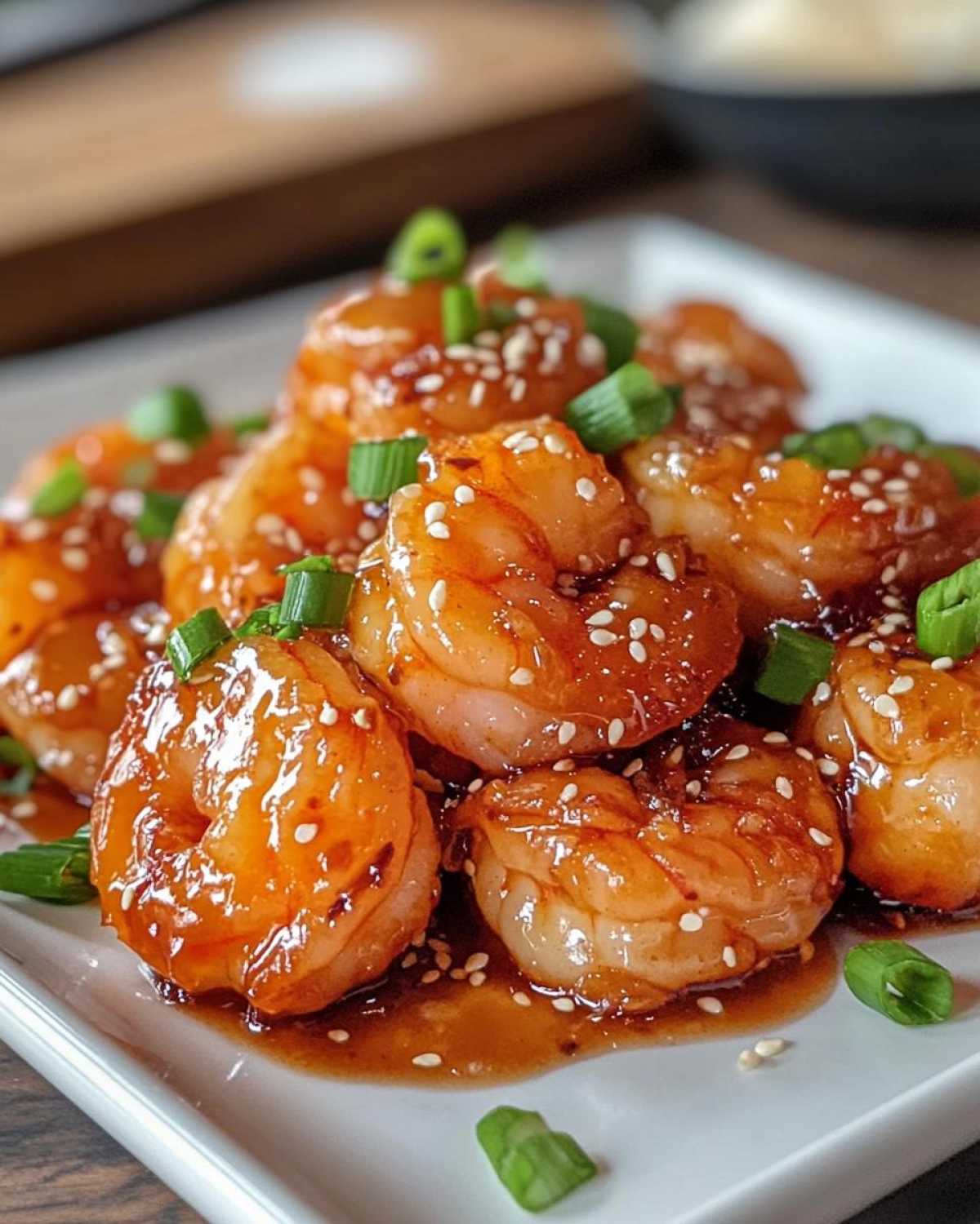 Honey Garlic Glazed Shrimp - detail 2