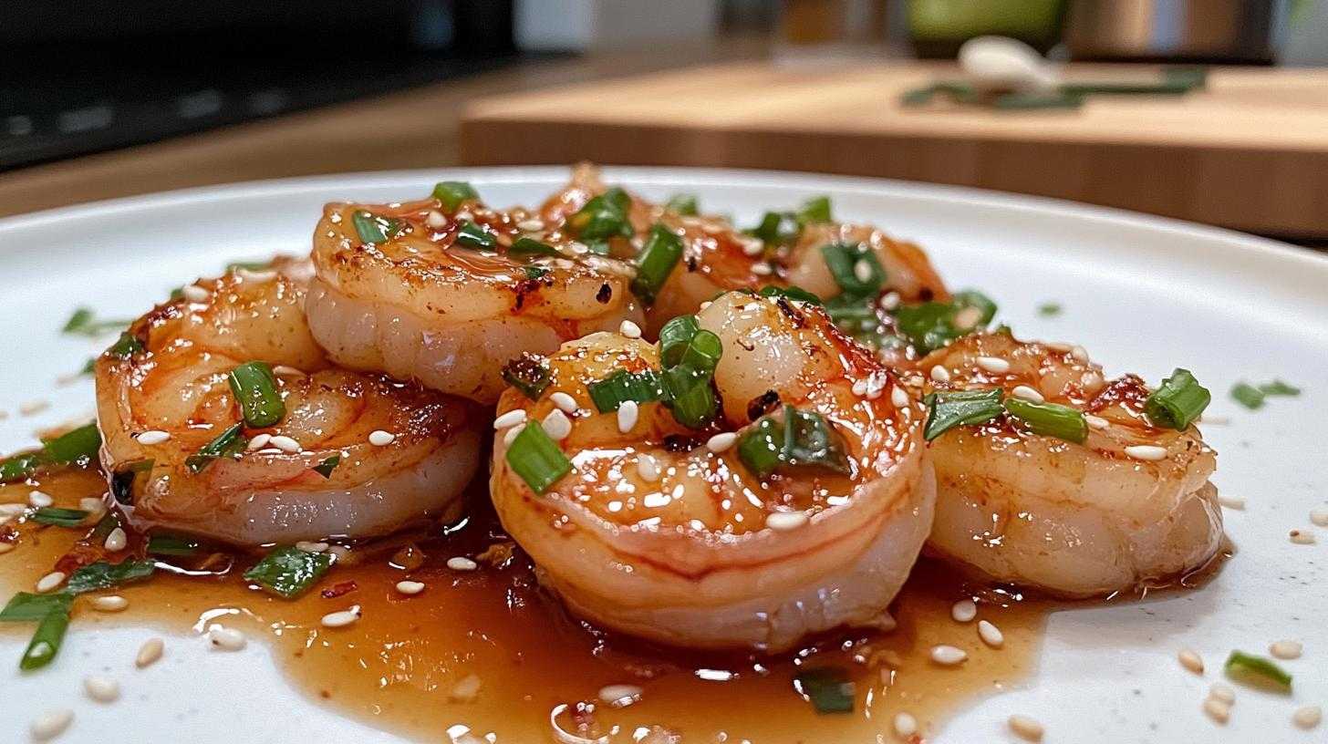 Honey Garlic Glazed Shrimp - detail 3