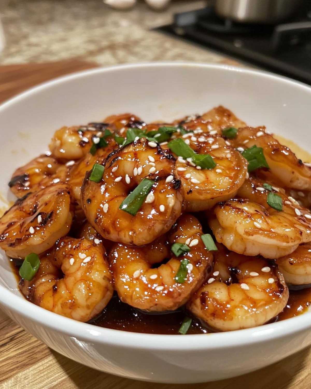 Honey Garlic Shrimp - detail 1