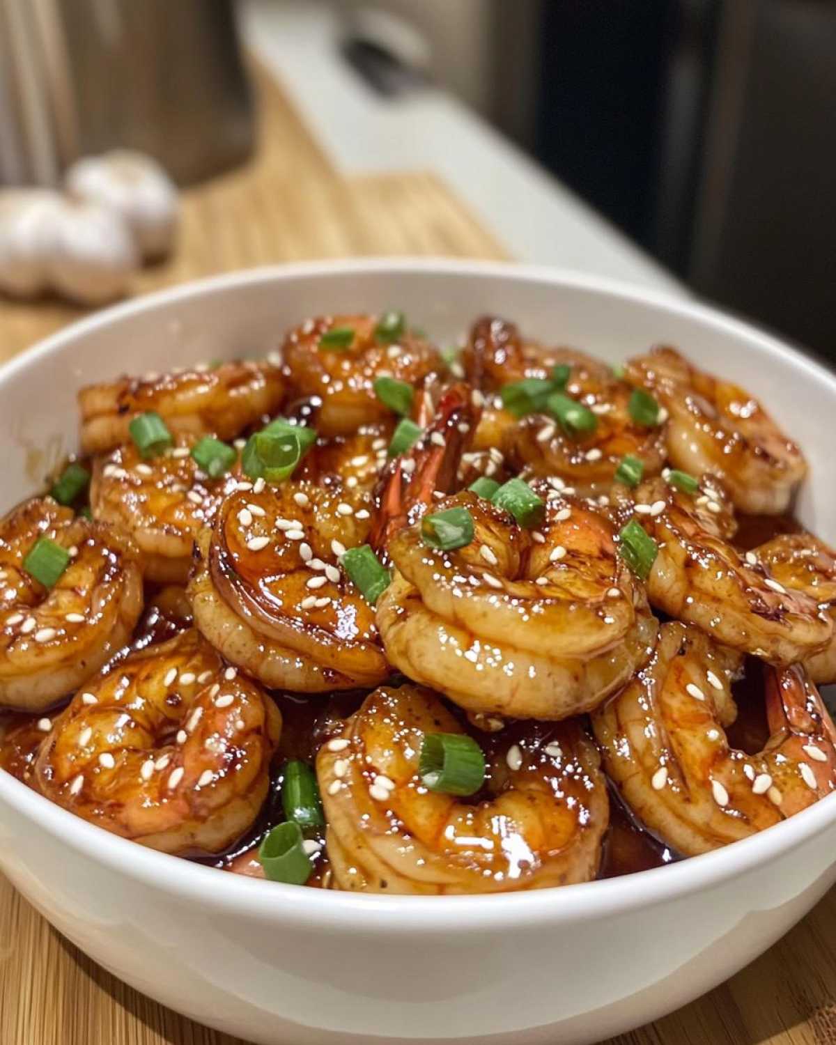 Honey Garlic Shrimp - detail 2
