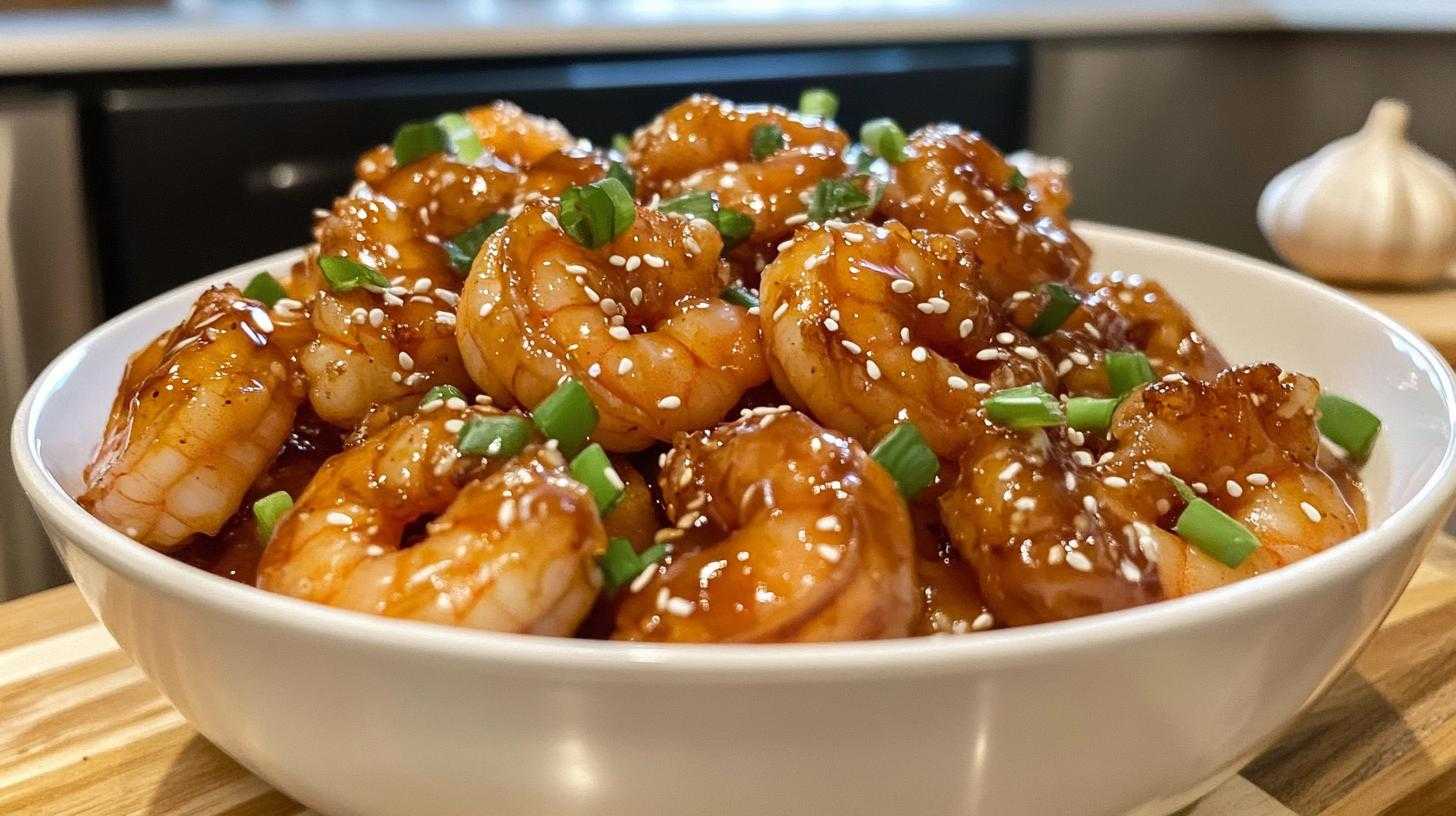 Honey Garlic Shrimp - detail 3