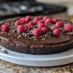 No-Bake Chocolate Raspberry Pie