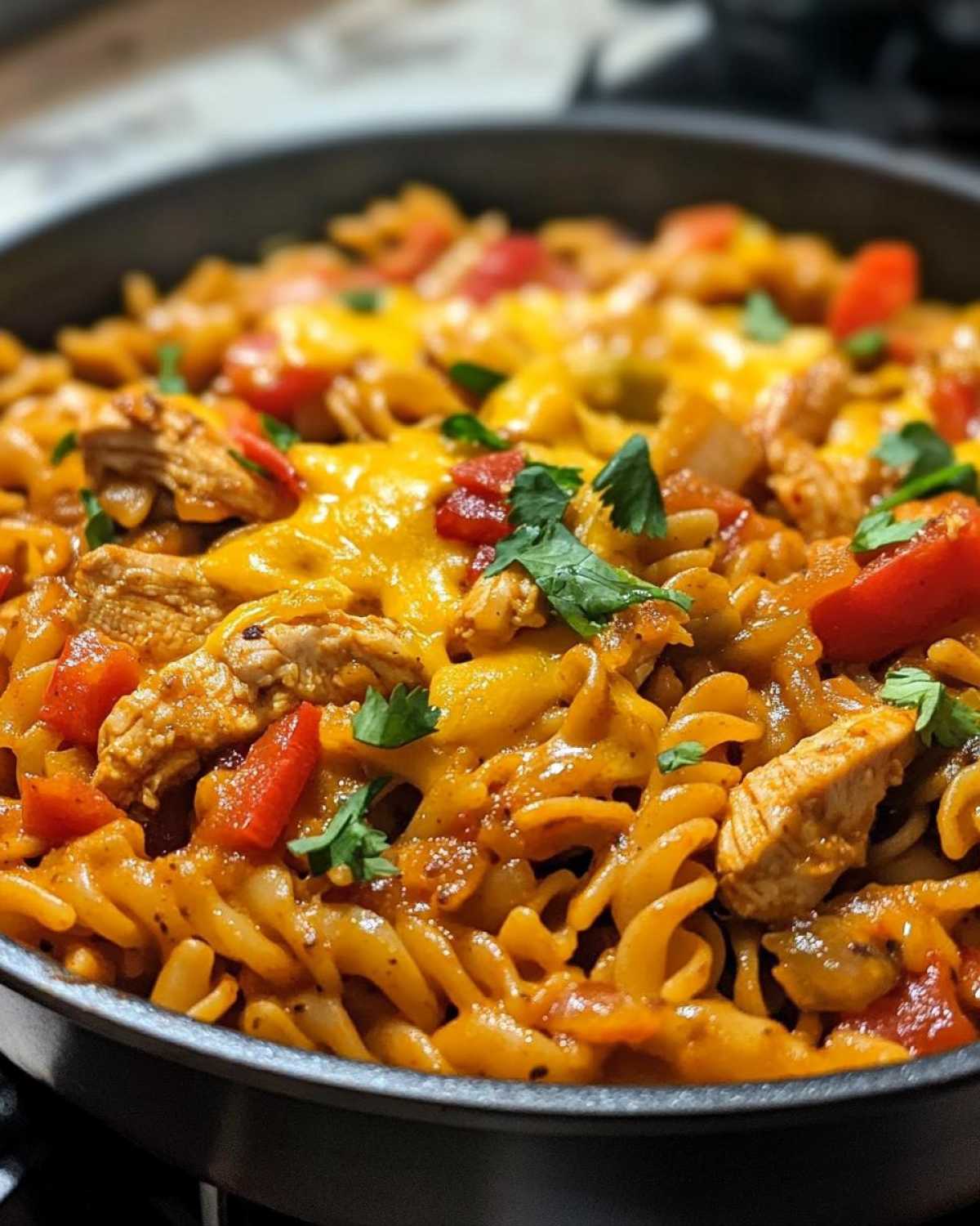 One Pot Chicken Fajita Pasta - detail 2