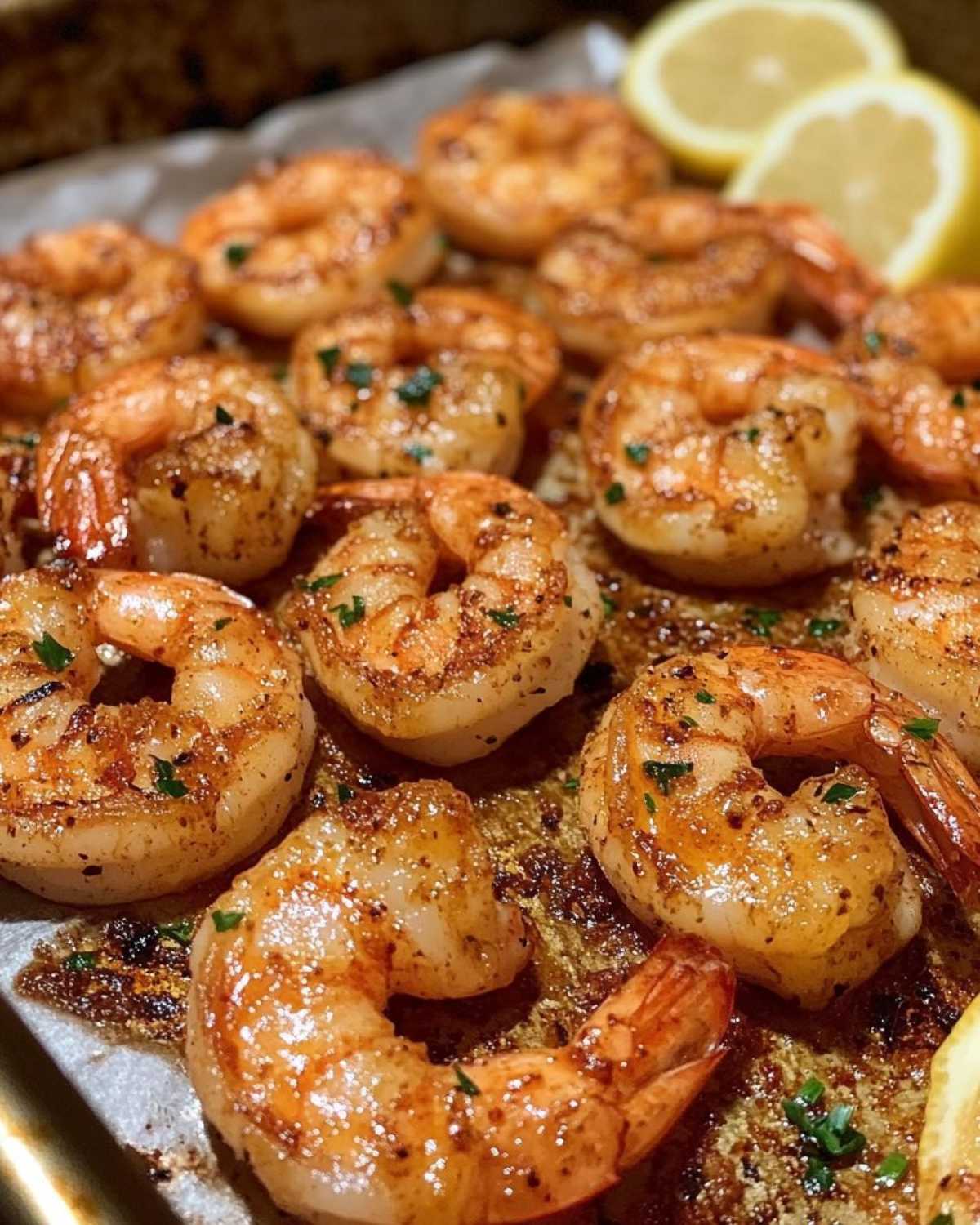 Oven Garlic Shrimp - detail 1