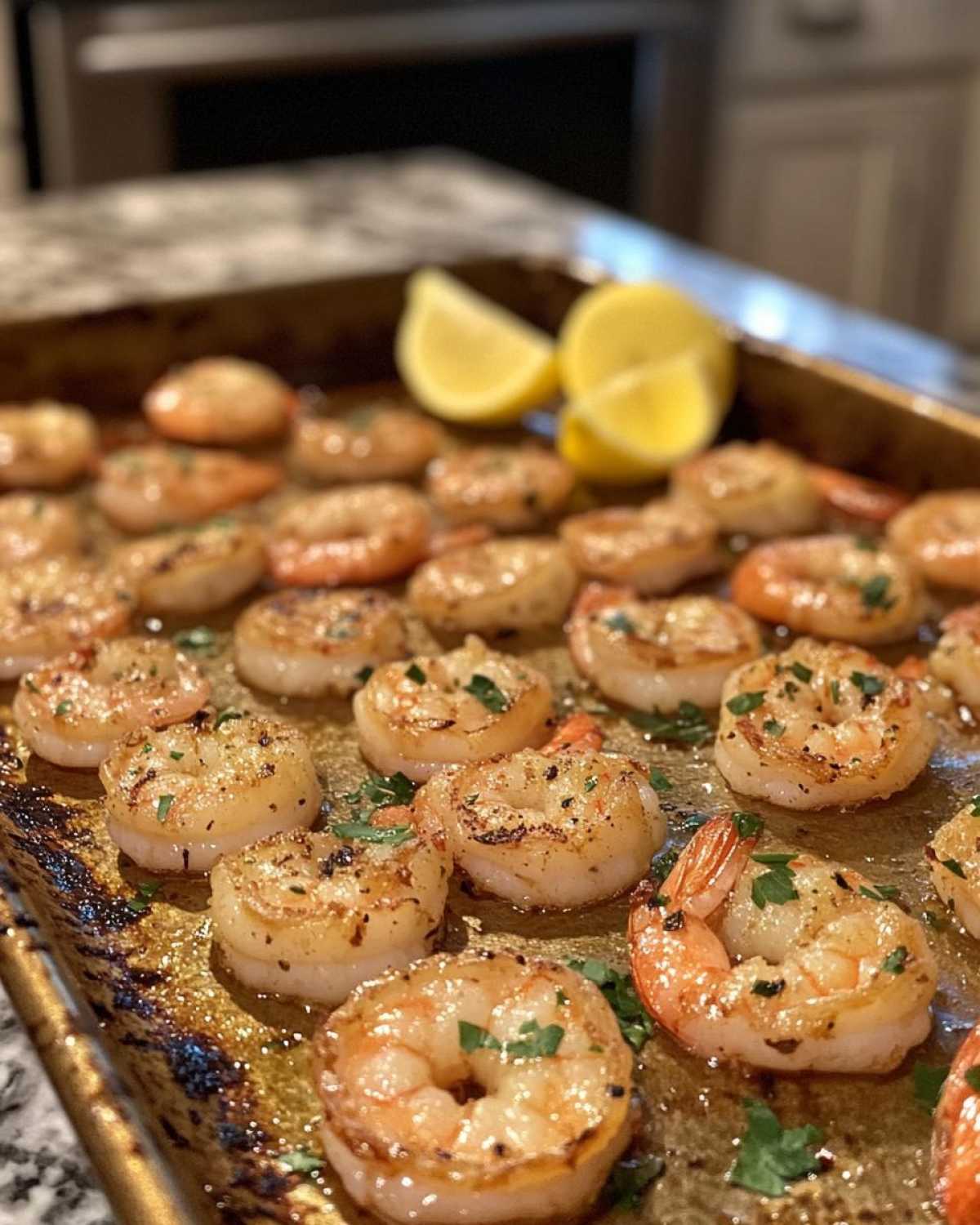 Oven Garlic Shrimp - detail 2
