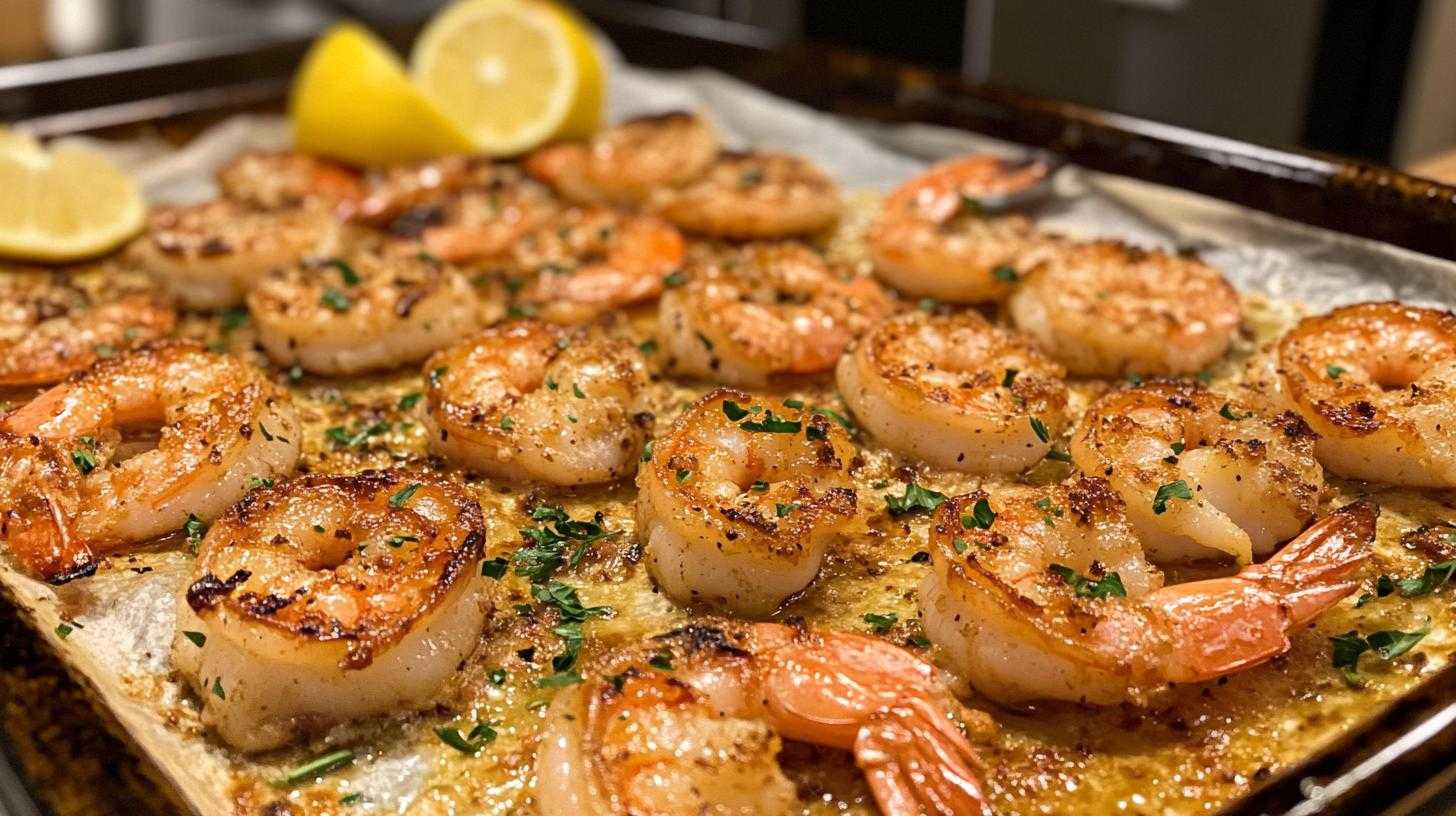 Oven Garlic Shrimp - detail 3