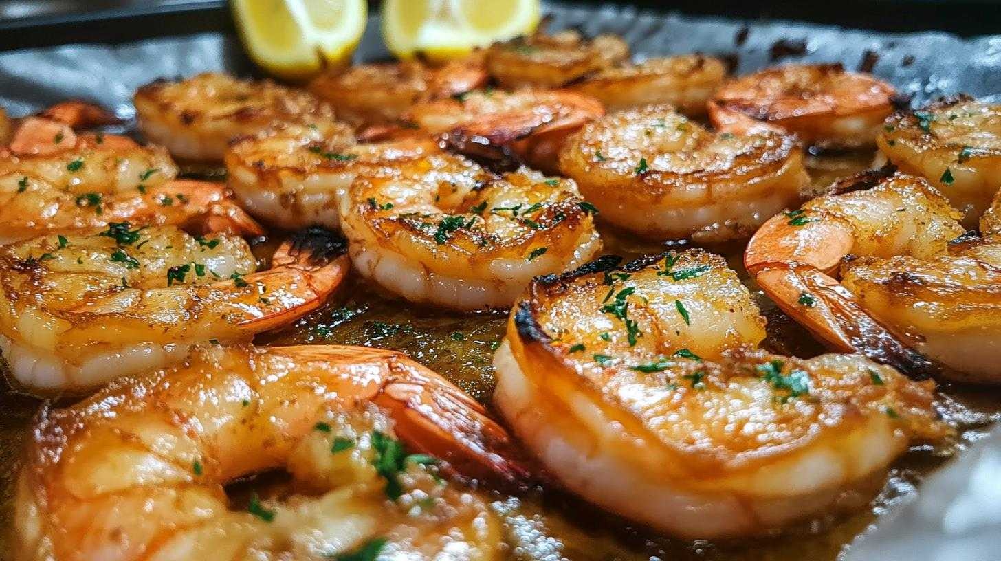Oven Garlic Shrimp