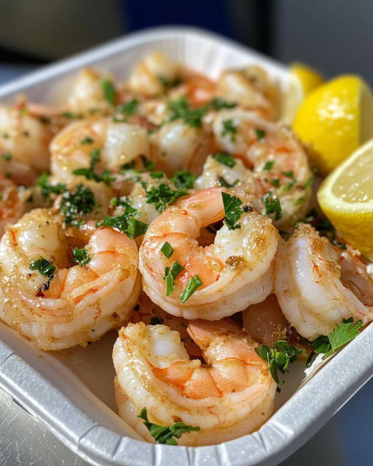 Pan Fried Shrimp - detail 2