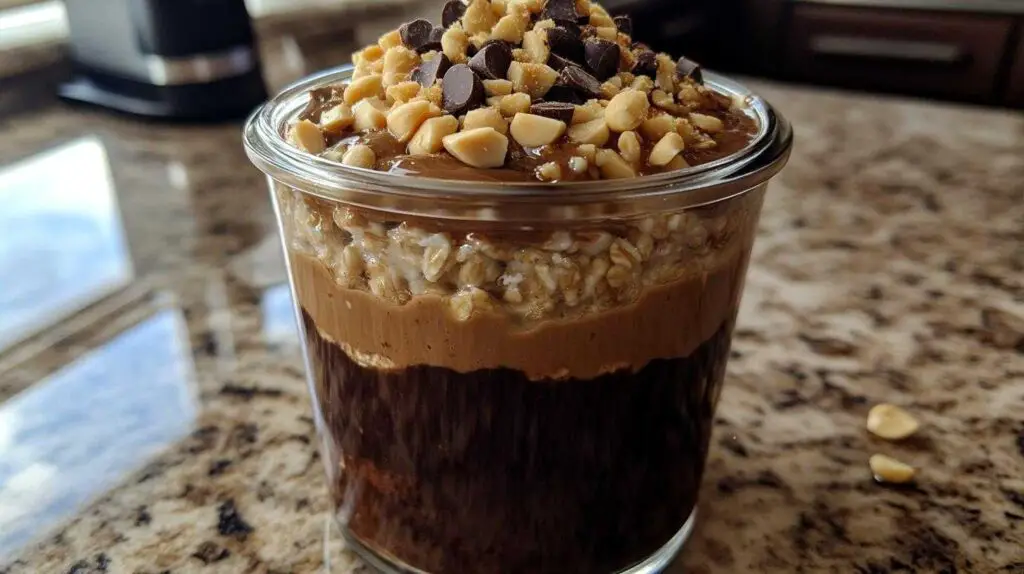 Peanut Butter Mocha Overnight Oats