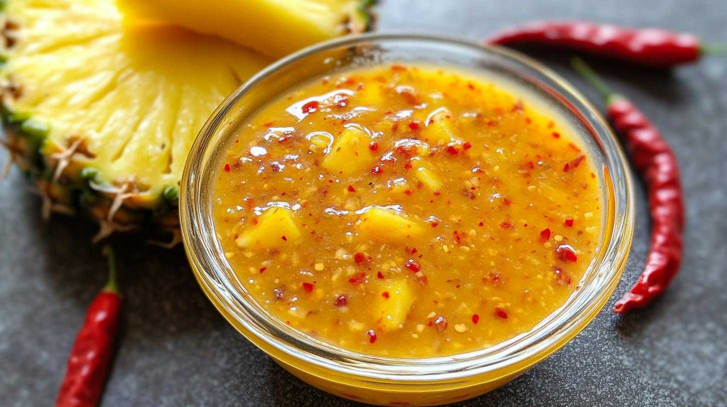 Pineapple and Chili Sauce - detail 3