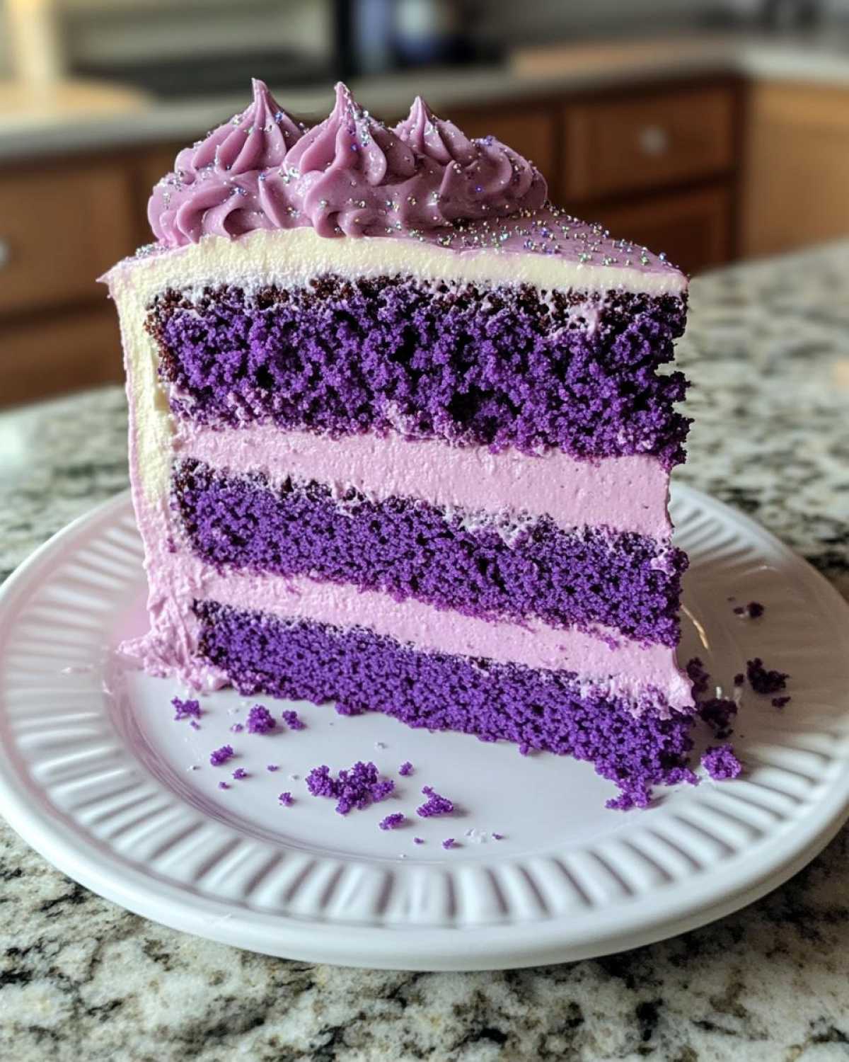 Purple Velvet Cake - detail 2