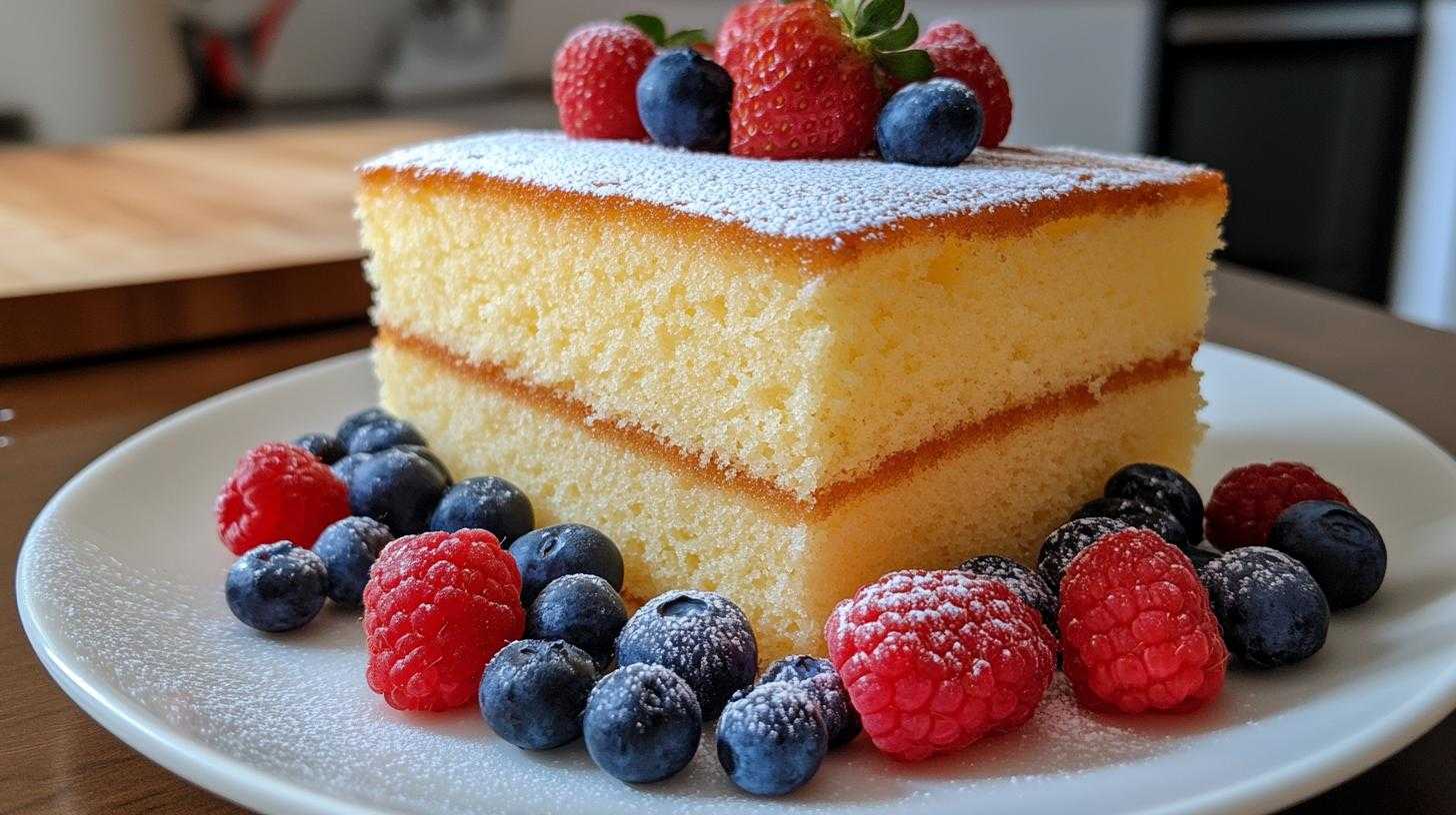 Quick Sponge Cake Recipe