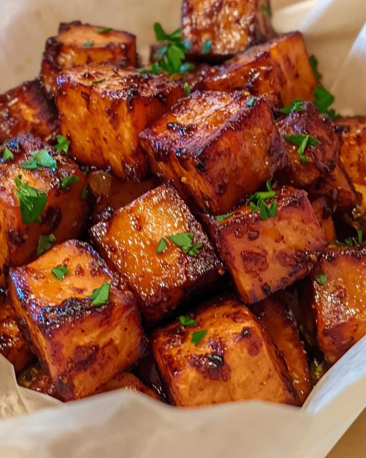 Roasted Sweet Potatoes with Cinnamon & Honey - detail 1