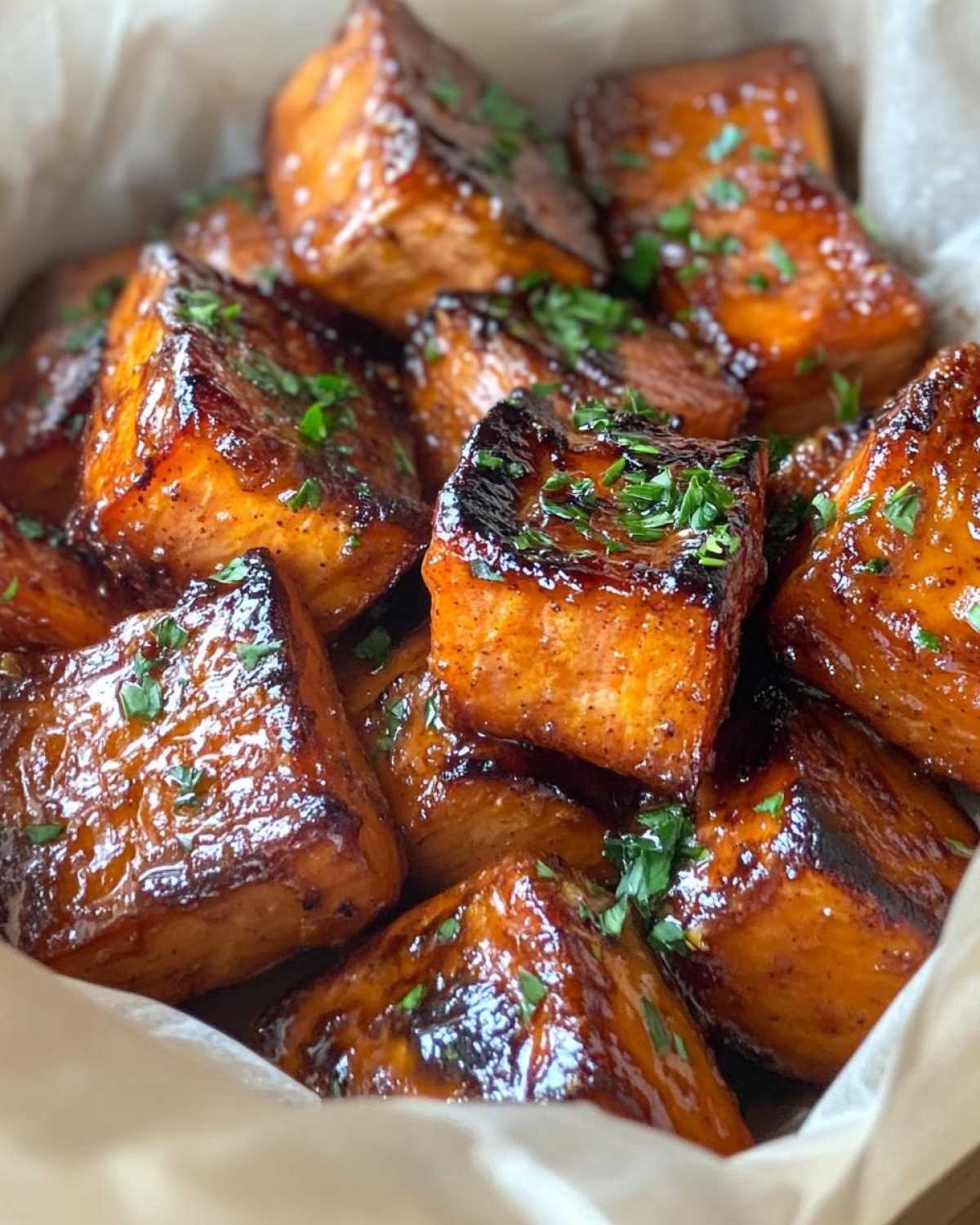 Roasted Sweet Potatoes with Cinnamon & Honey - detail 2