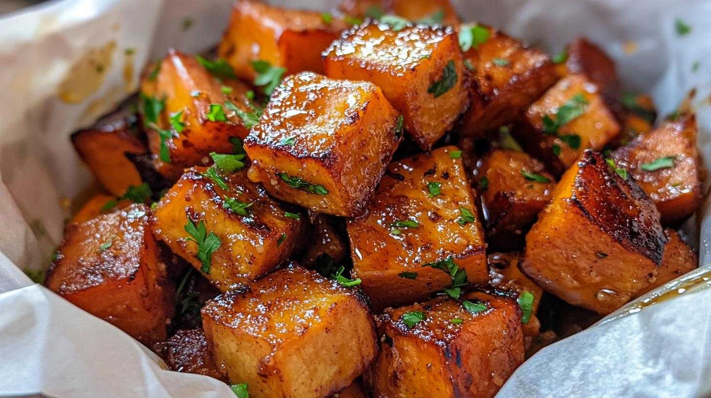 Roasted Sweet Potatoes with Cinnamon & Honey - detail 3