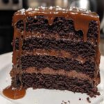 Salted Caramel Chocolate Fudge Cake
