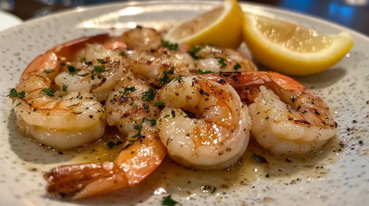 Seared Shrimp with Garlic and Lemon - detail 3