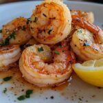 Seared Shrimp with Garlic and Lemon