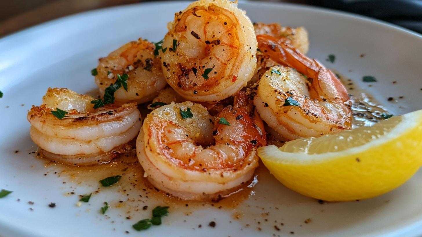 Seared Shrimp with Garlic and Lemon