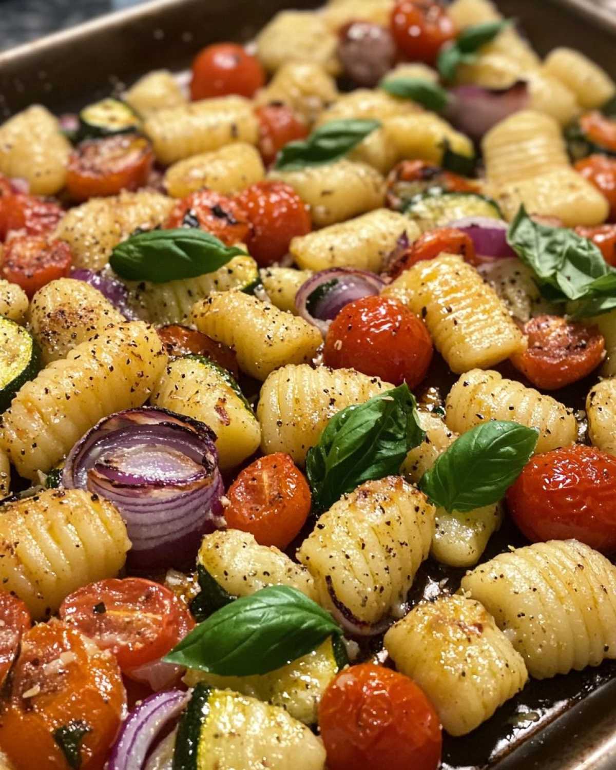 Sheet Pan Gnocchi with Roasted Vegetables - detail 1