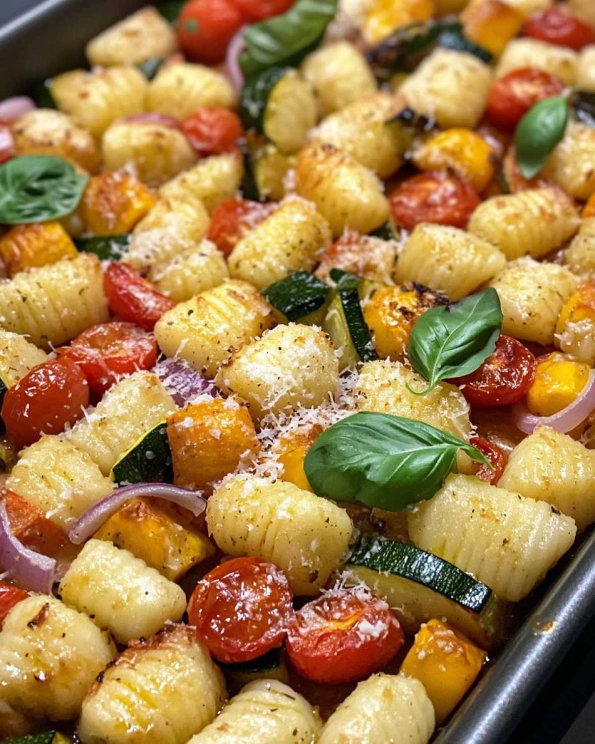 Sheet Pan Gnocchi with Roasted Vegetables - detail 2